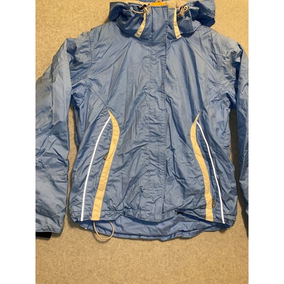 Obermeyer Alt3 Ski Jacket Women Large Blue Hydroblock Fusion Weather X4 Full-Zip - Picture 2 of 16